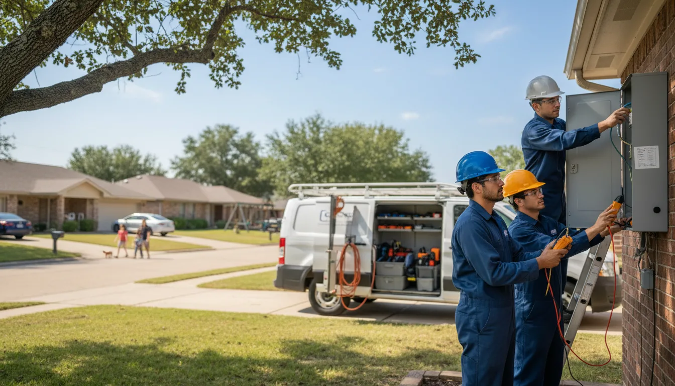 Certified electrician providing emergency electrical services in Creola, OH